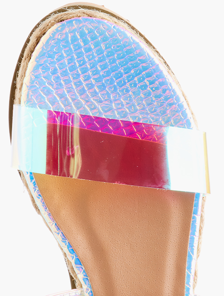 faith rainbow wedges